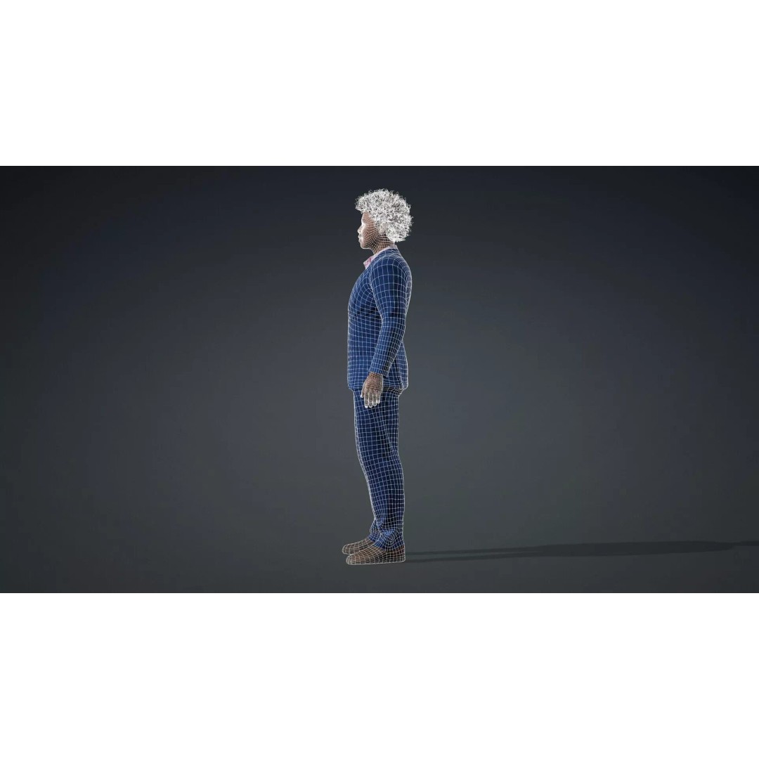 African Male Character 3D Model – Rigged Game-Ready Asset, FBX - View 15