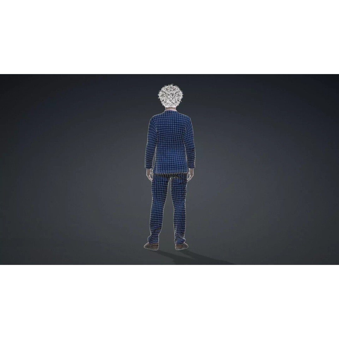 African Male Character 3D Model – Rigged Game-Ready Asset, FBX - View 16