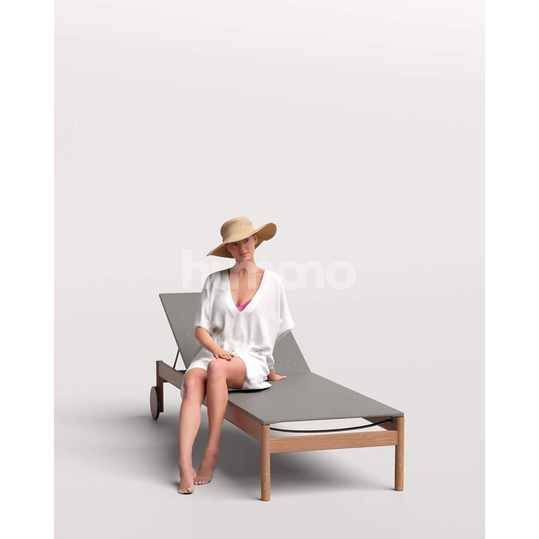Luxury Pool 3D Model – Realistic Human Characters, PBR Textures - View 6