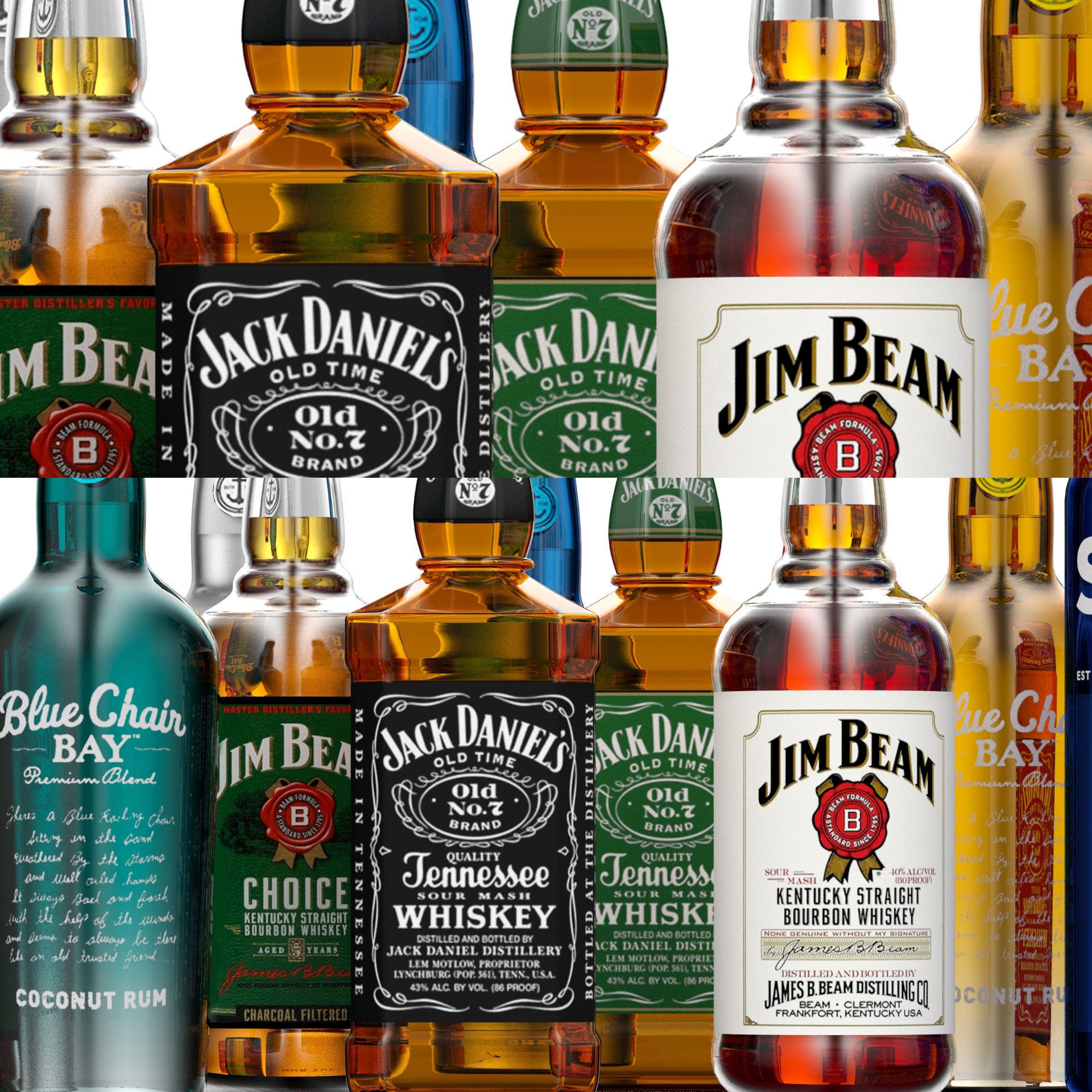 Bottles 11 - Game-Ready 3D Model - View 12