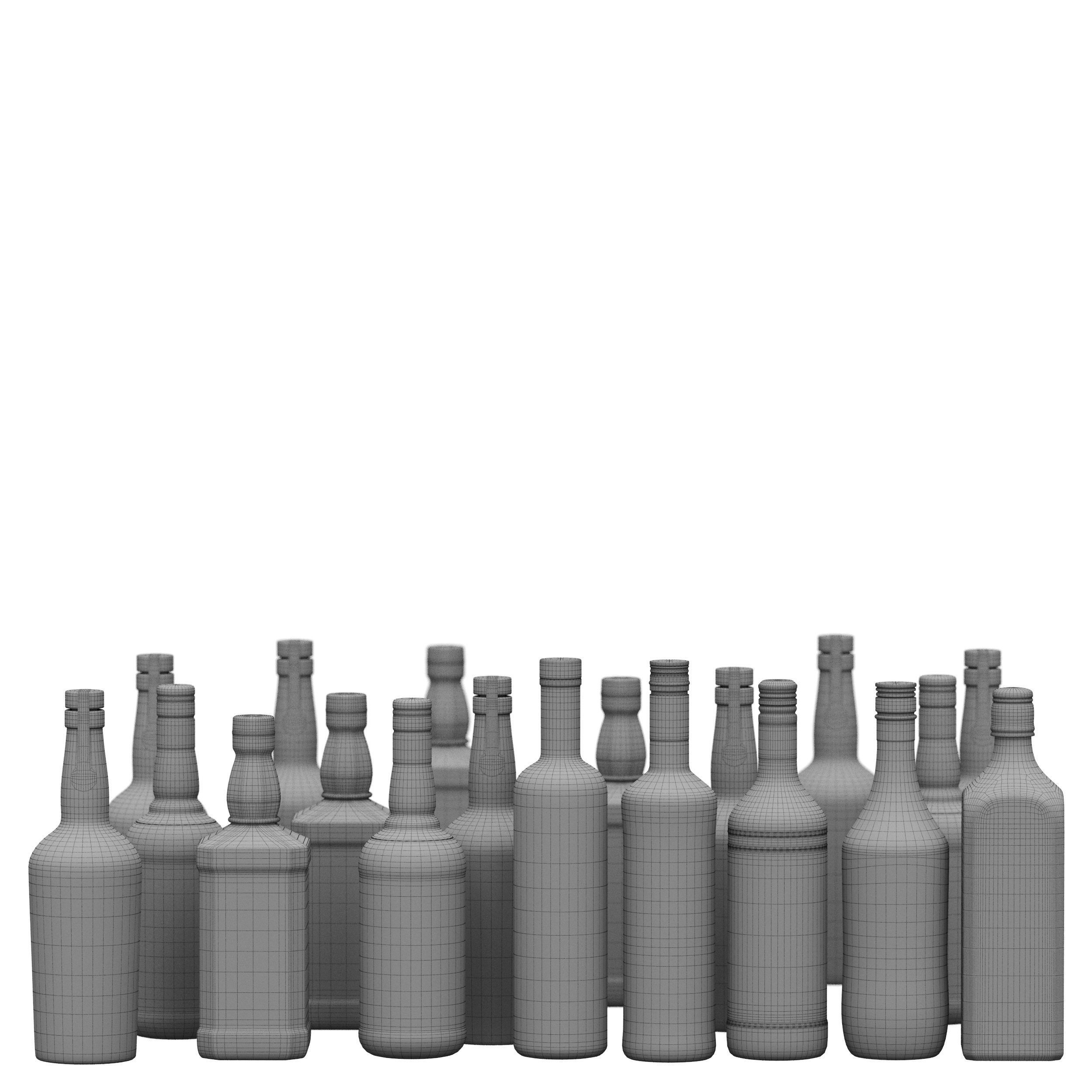 Bottles 11 - Game-Ready 3D Model - View 16