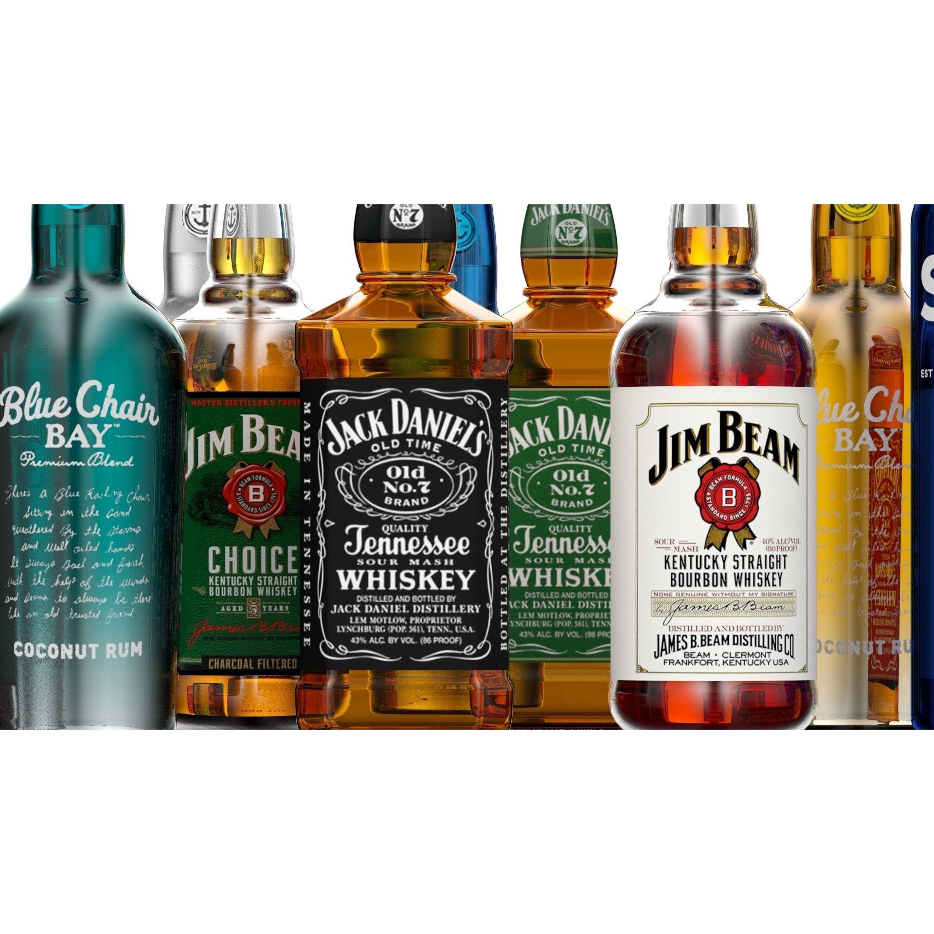 Bottles 11 - Game-Ready 3D Model - View 7