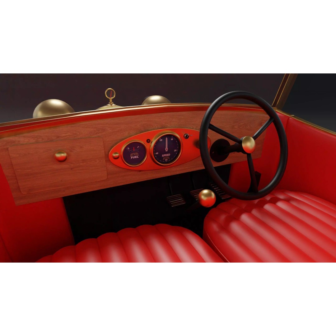 Brum Rig 3D Model – High Poly Car Rig with Blender Compatibility - View 13