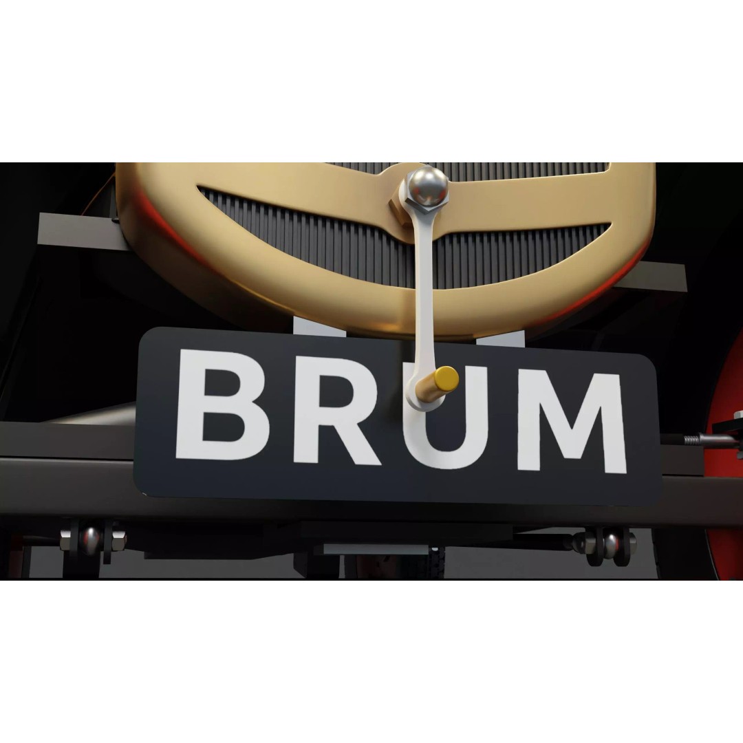 Brum Rig 3D Model – High Poly Car Rig with Blender Compatibility - View 17
