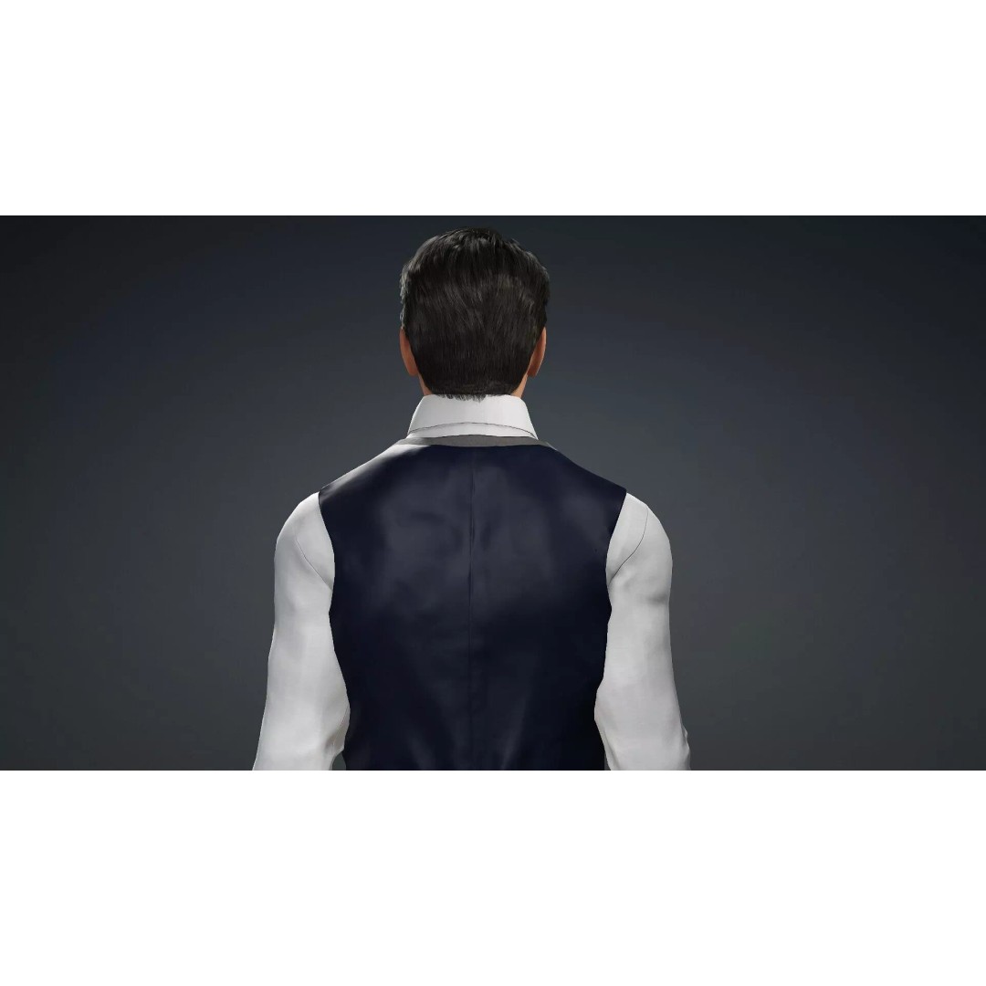 Detailed Male Character 3D Model – Rigged, PBR Textures, FBX - View 7