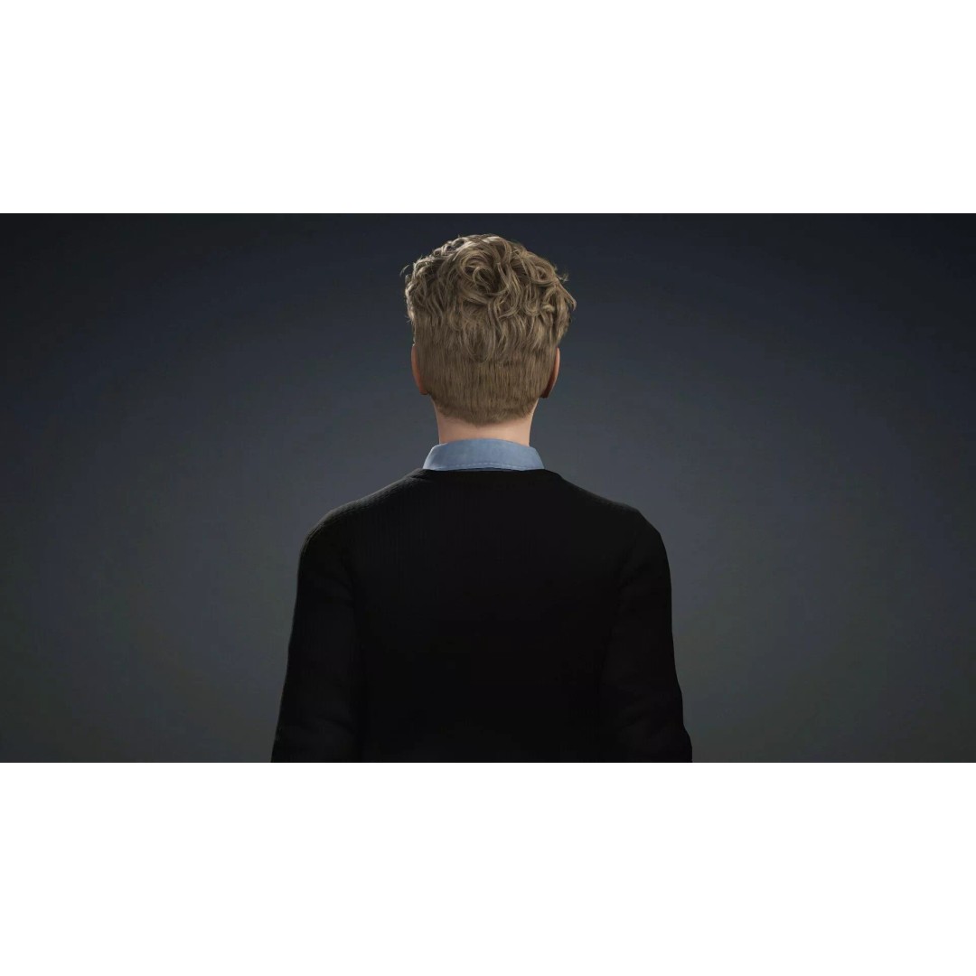 Handsome Teen Boy 3D Model – Rigged Character with PBR Textures, FBX - View 7