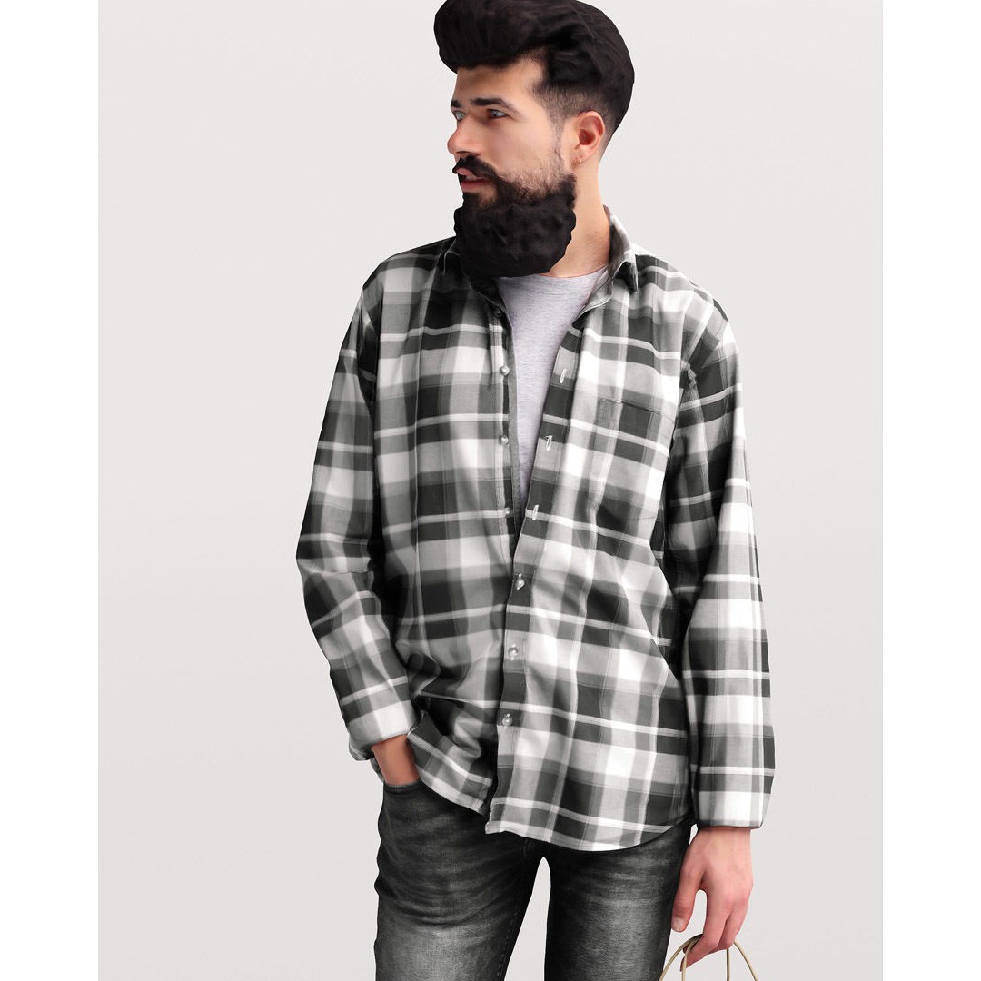 Humano Shopping Man 3D Model – Realistic PBR Character, FBX, OBJ - View 8