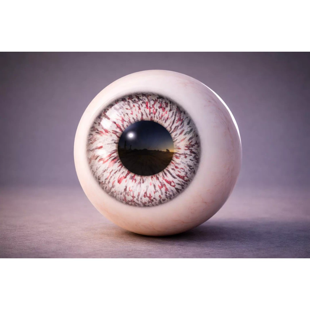 Amber Eye Shader 3D Model – Procedural 4K Game-Ready Asset, FBX - View 11