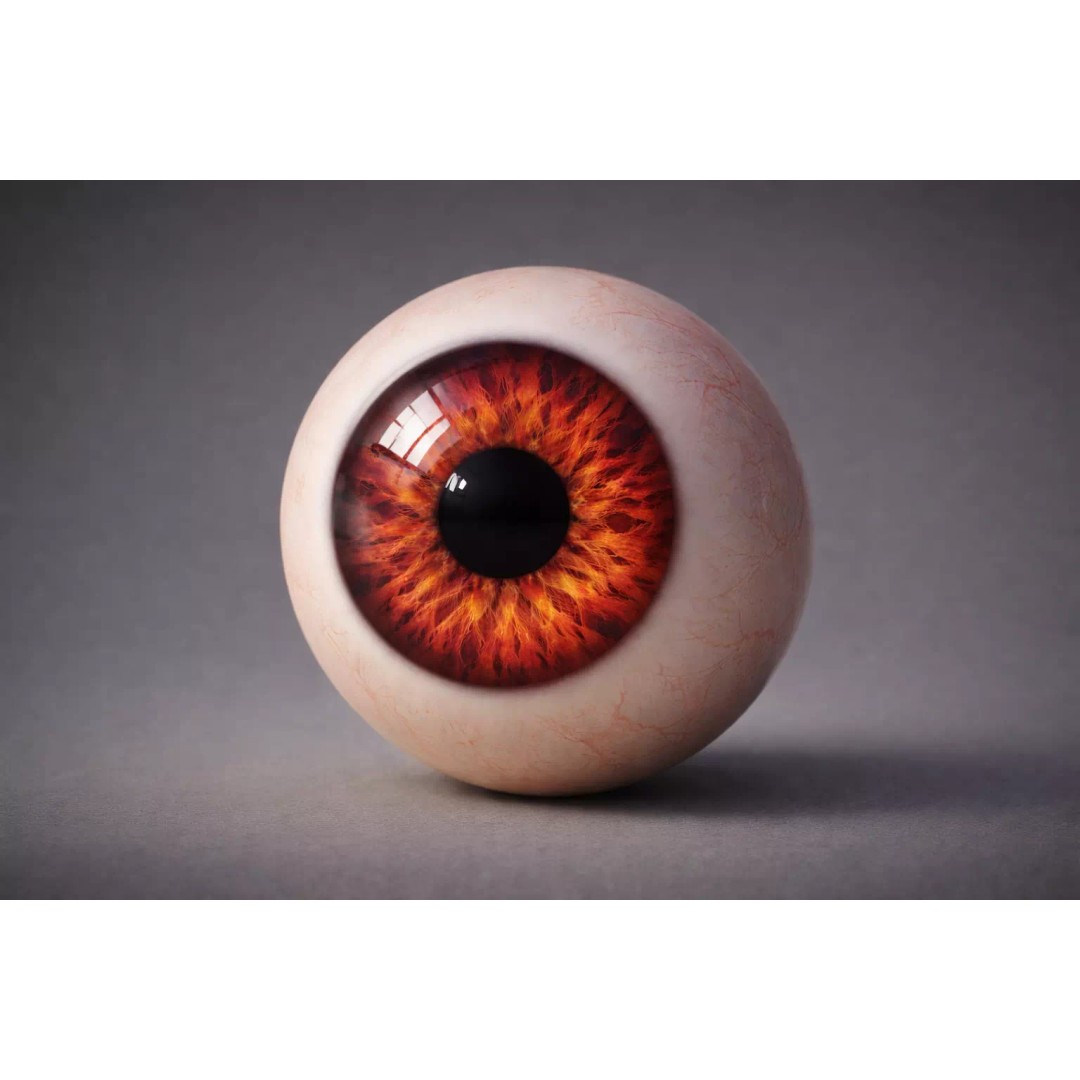 Amber Eye Shader 3D Model – Procedural 4K Game-Ready Asset, FBX - View 12