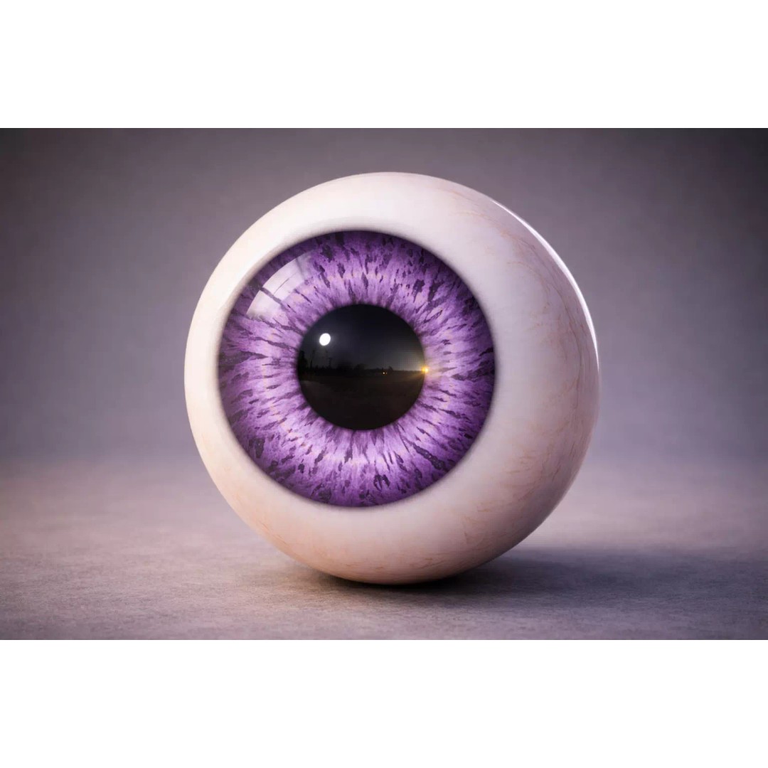 Amber Eye Shader 3D Model – Procedural 4K Game-Ready Asset, FBX - View 14