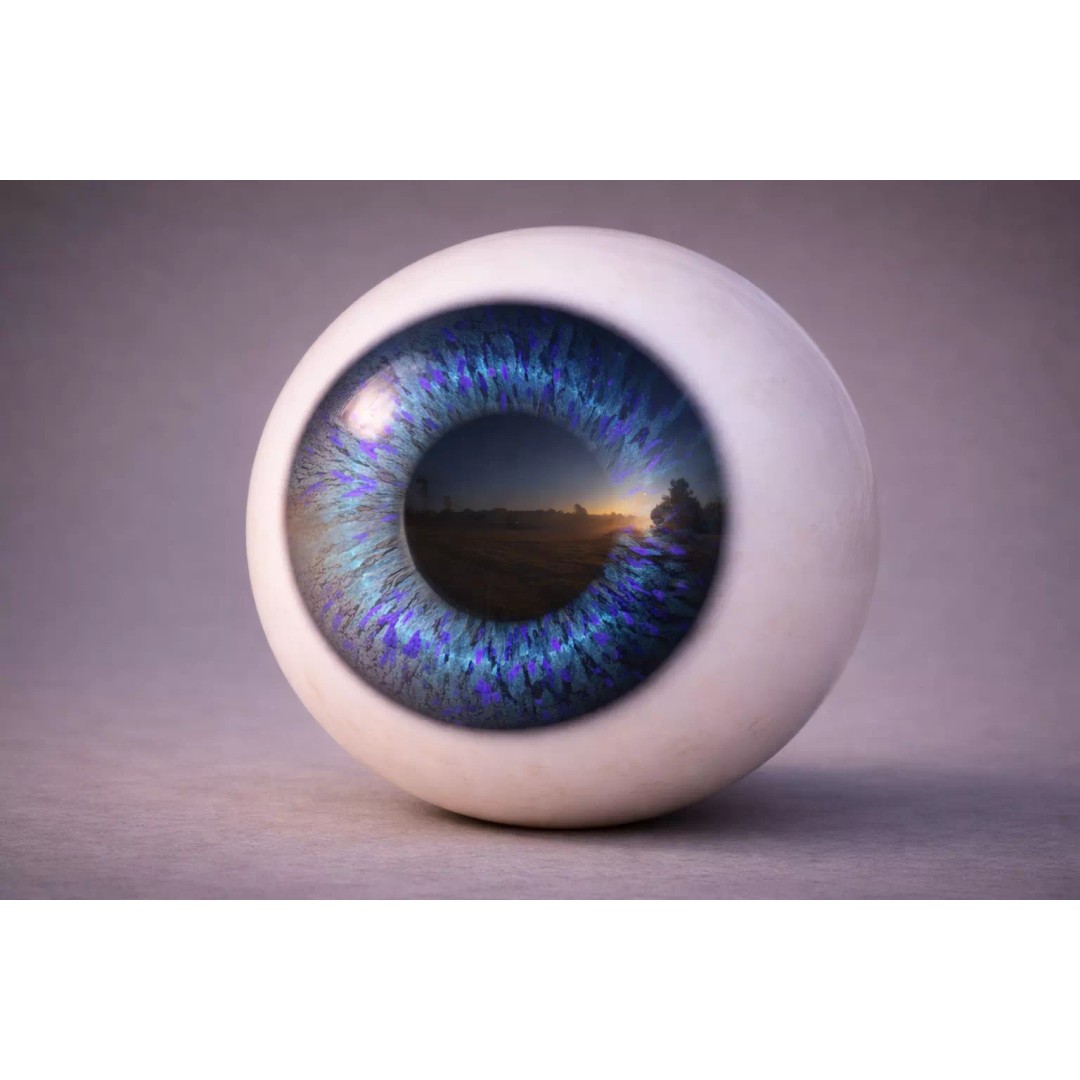 Amber Eye Shader 3D Model – Procedural 4K Game-Ready Asset, FBX - View 9