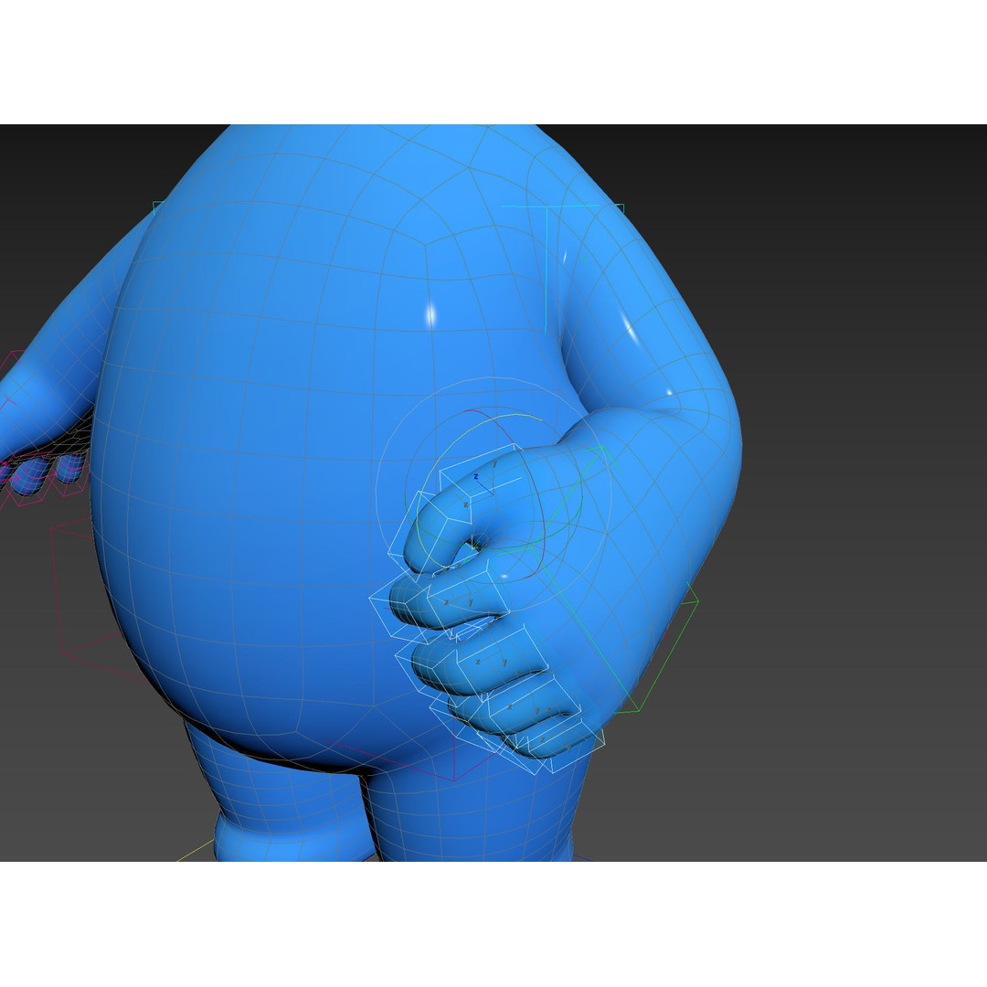 Rigged Little Man 3D Model – Cartoon Character, FBX & OBJ Formats - View 31