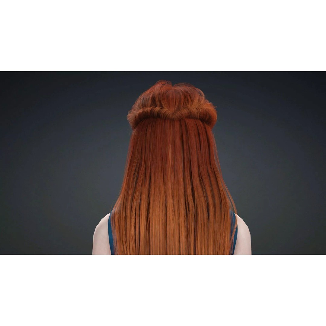 Teen Girl Character 3D Model – Rigged Game Asset, FBX, PBR Textures - View 7