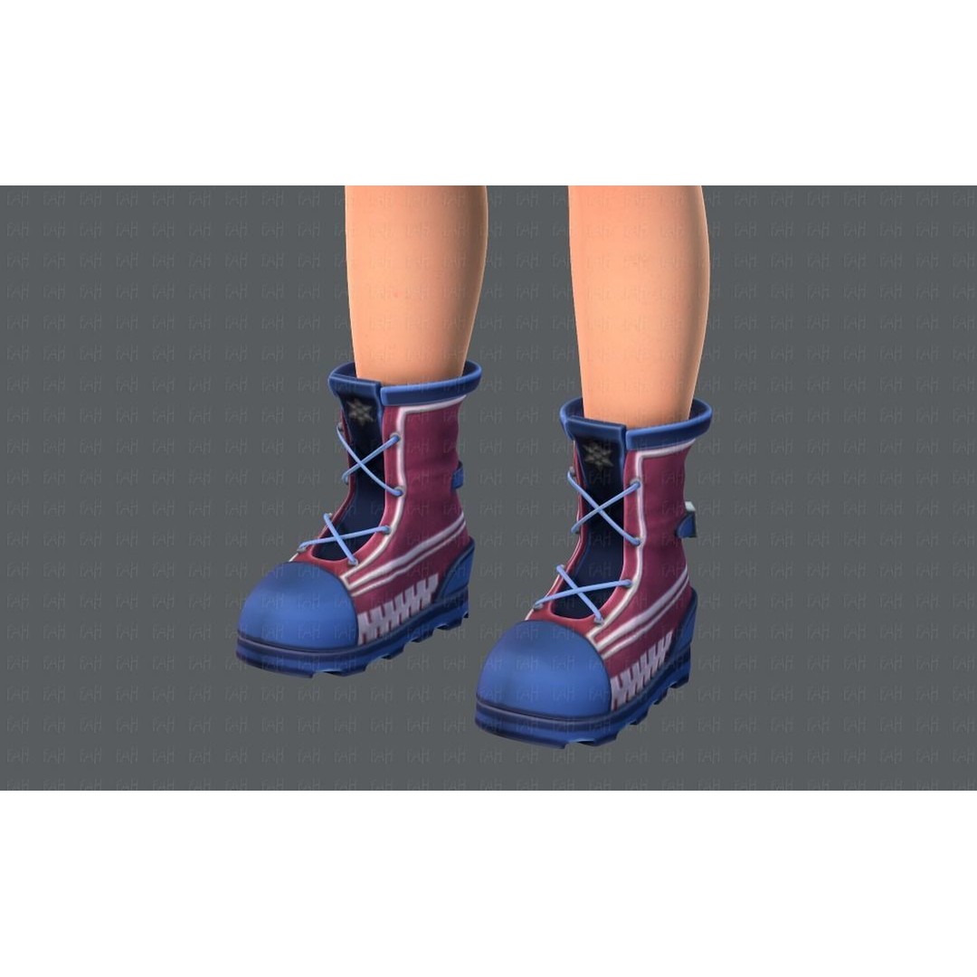 Base GirlV02 3D Model – Cartoon Female Character Clothing, FBX - View 47