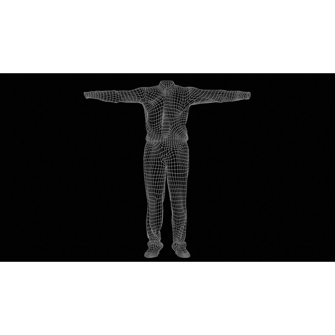 Business Costume 11 3D Model – Low Poly Character Asset, FBX, Blender - View 13