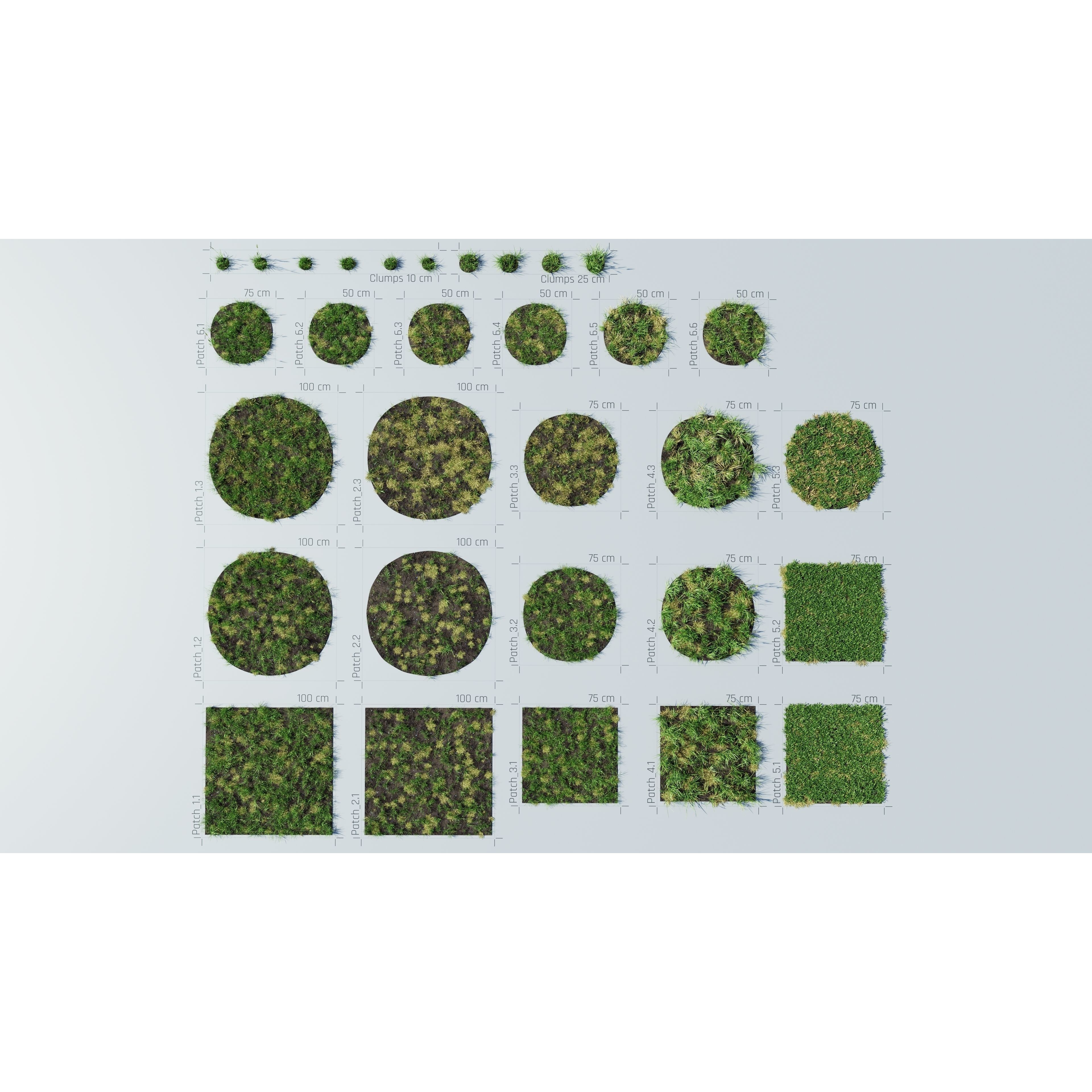 CGrass v2 - Realistic Grass Pack 3D Model - View 7