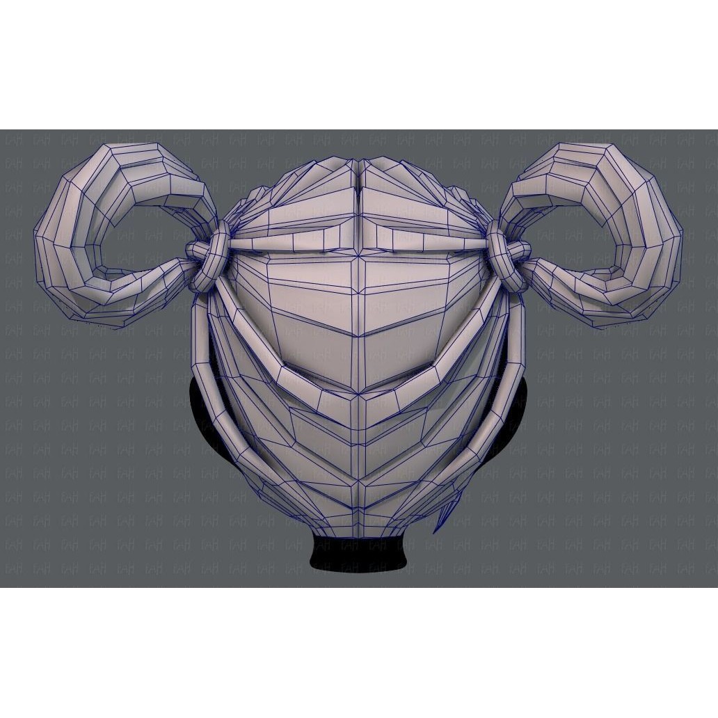3D Hair Style for Girl V73 – Low Poly Cartoon Hair Model, FBX - View 31
