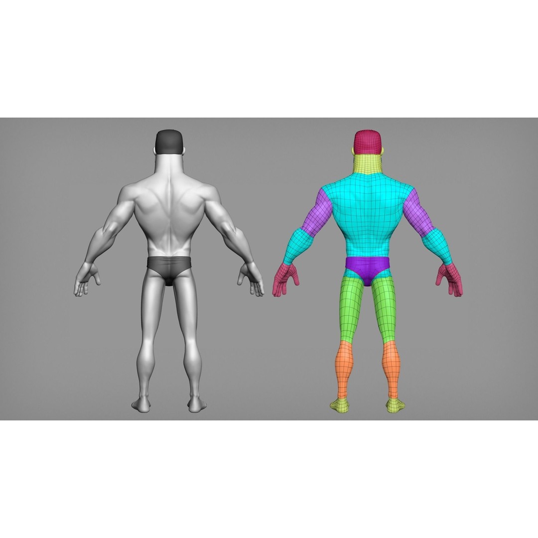 Cartoon Male Character Barry 3D Model – Stylized Rigged Mesh, FBX, Blender - View 7