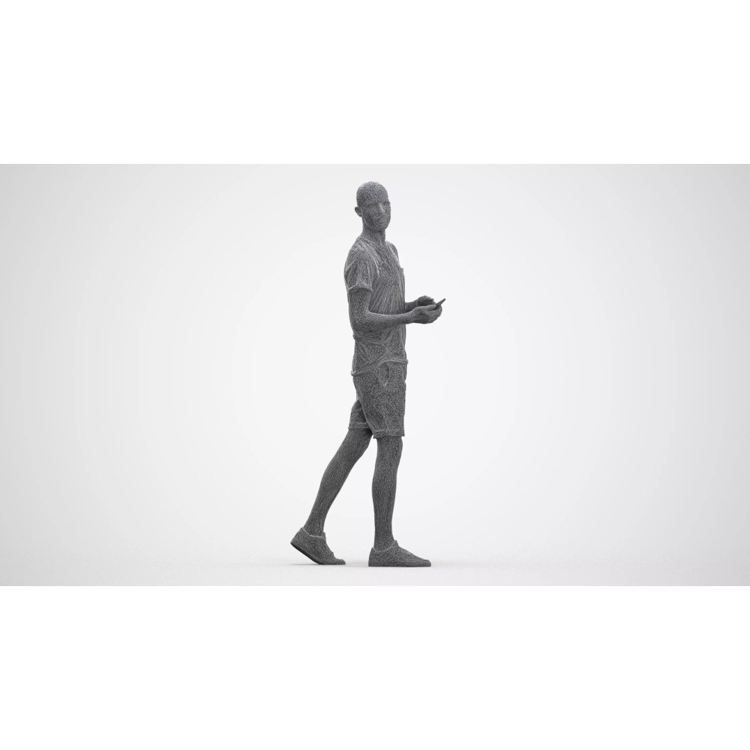 Diverse 3D Character Models – Casual Adults in Public Settings, FBX