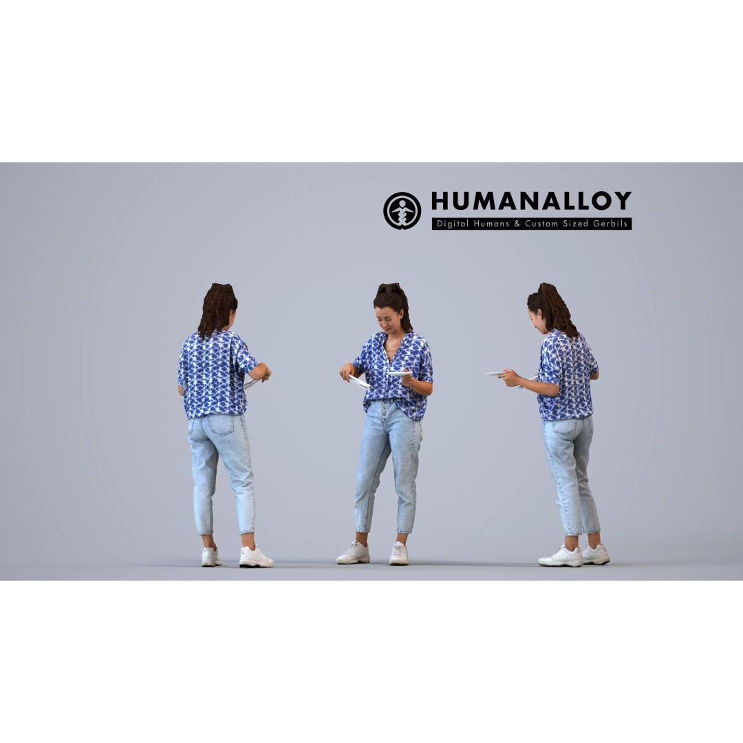 Diverse 3D Character Models – Casual Adults in Public Settings, FBX - View 10