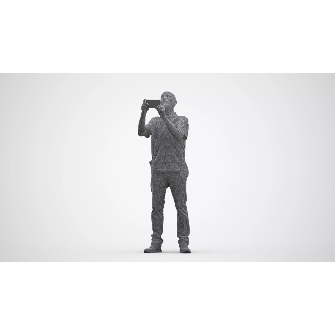 Diverse 3D Character Models – Casual Adults in Public Settings, FBX - View 9