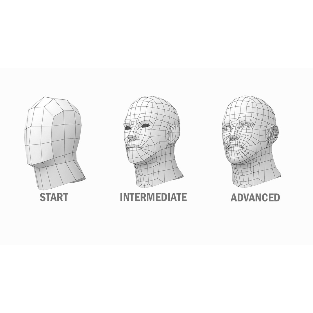 Hero Male 3D Model – Low Poly Base Mesh, FBX, Blender, Animation - View 21