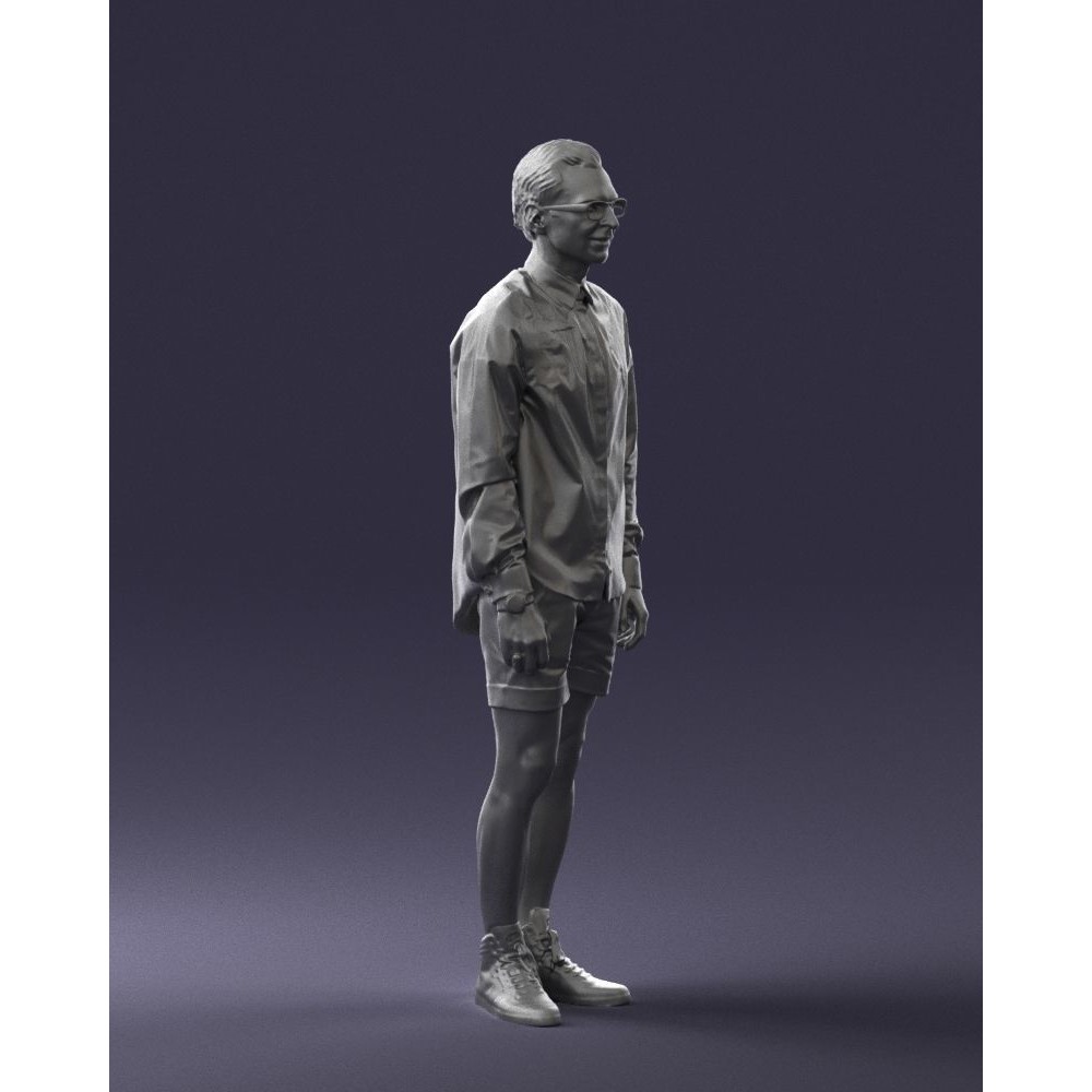 Casual Male Character 3D Model – Realistic Full Body Scan, FBX, OBJ - View 12