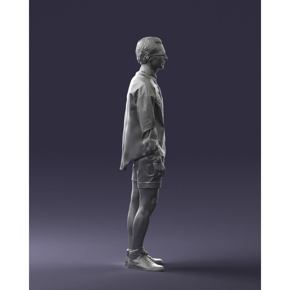 Casual Male Character 3D Model – Realistic Full Body Scan, FBX, OBJ - View 15