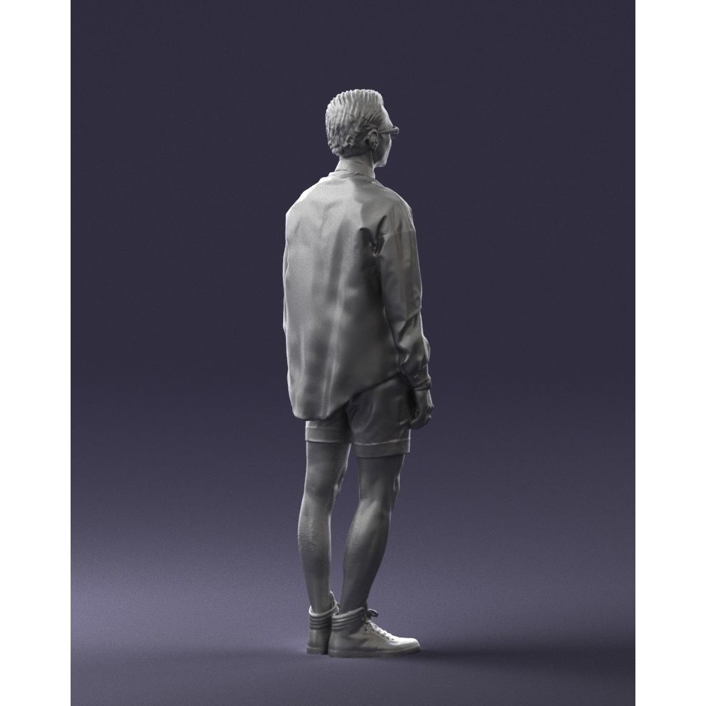 Casual Male Character 3D Model – Realistic Full Body Scan, FBX, OBJ - View 18
