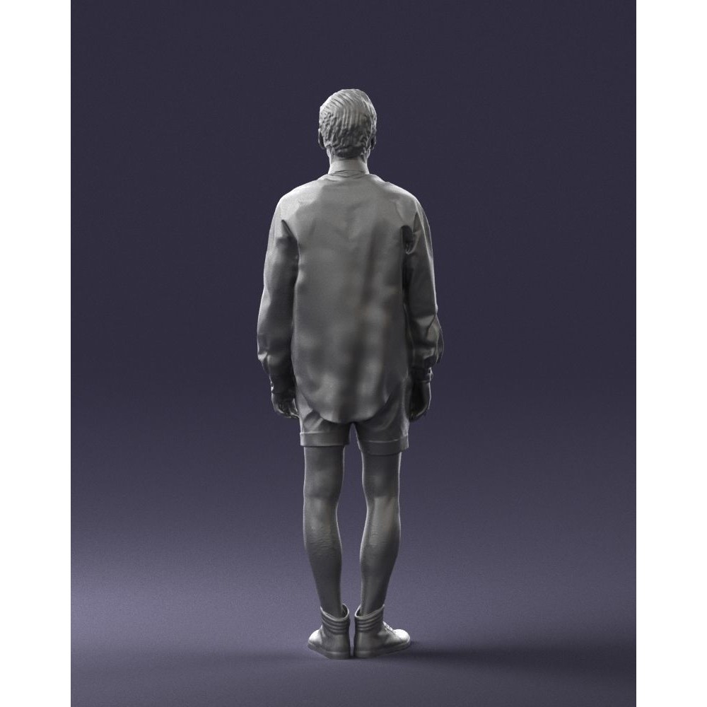 Casual Male Character 3D Model – Realistic Full Body Scan, FBX, OBJ - View 21