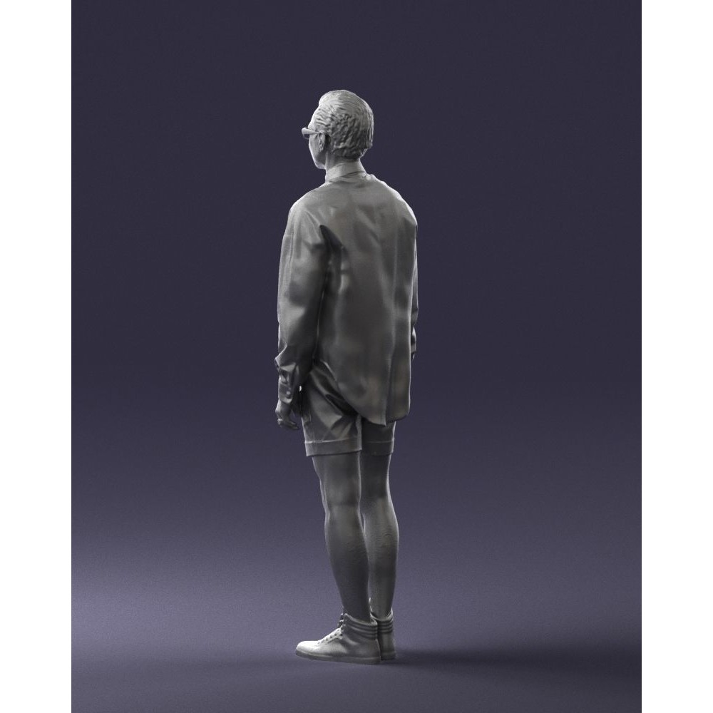 Casual Male Character 3D Model – Realistic Full Body Scan, FBX, OBJ - View 24