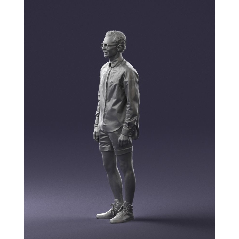 Casual Male Character 3D Model – Realistic Full Body Scan, FBX, OBJ - View 30