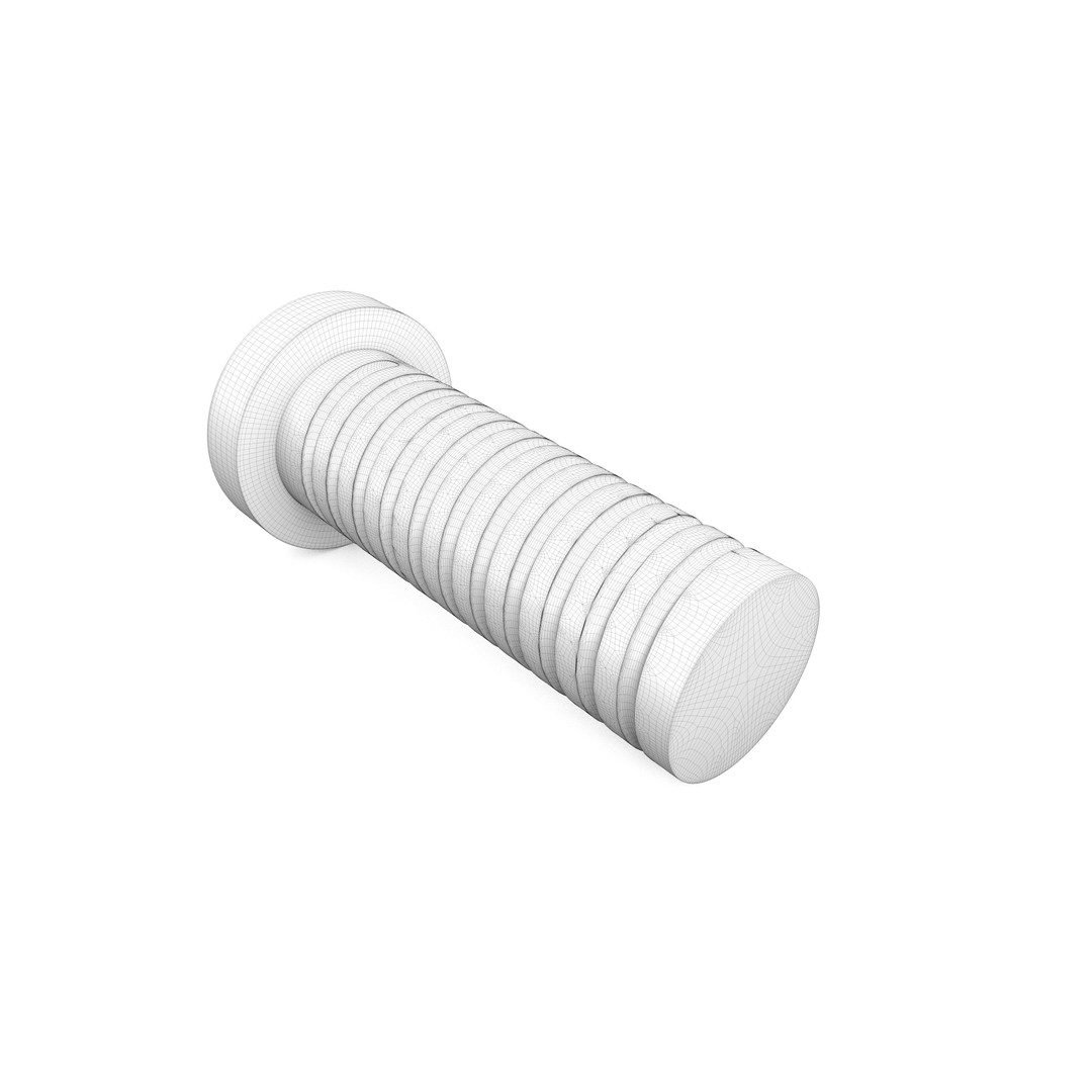 Star Screw 3D Model – Low Poly Industrial Asset, FBX & OBJ - View 14