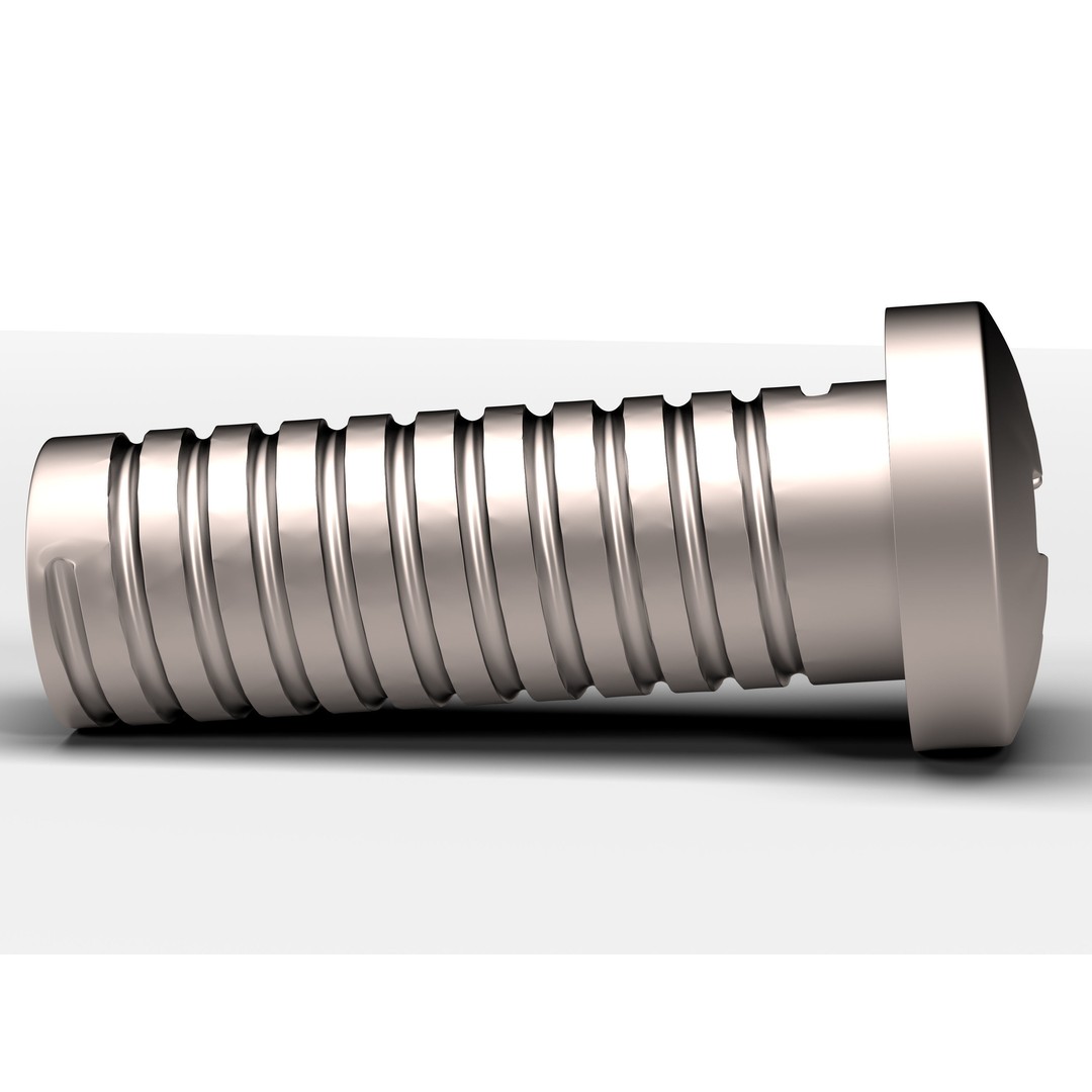 Star Screw 3D Model – Low Poly Industrial Asset, FBX & OBJ - View 7
