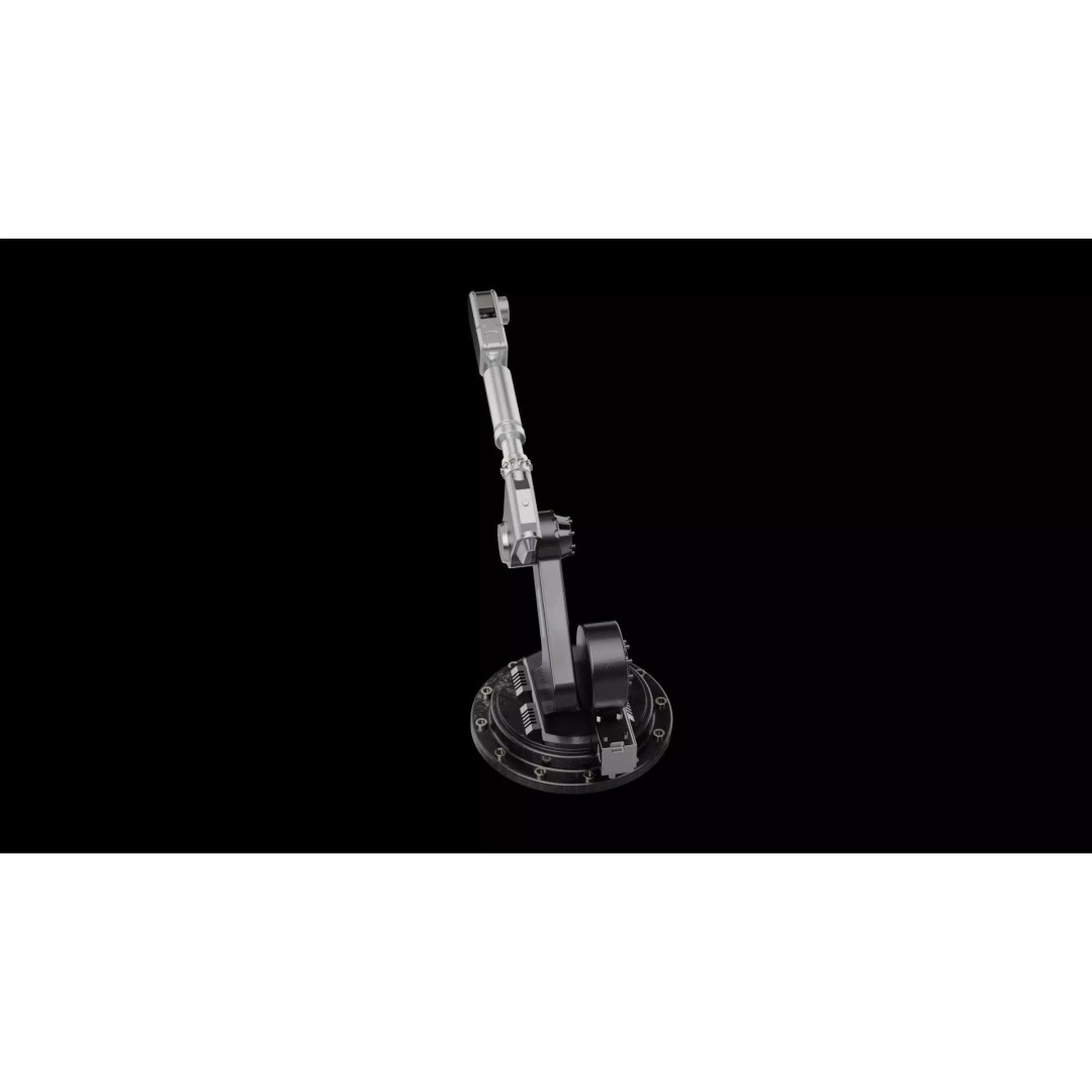Robotic Arm 3D Model – Futuristic Mechanical Design, FBX, OBJ