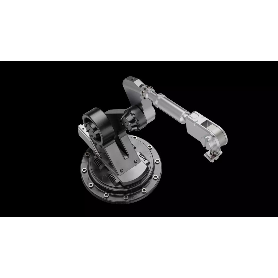 Robotic Arm 3D Model – Futuristic Mechanical Design, FBX, OBJ - View 10