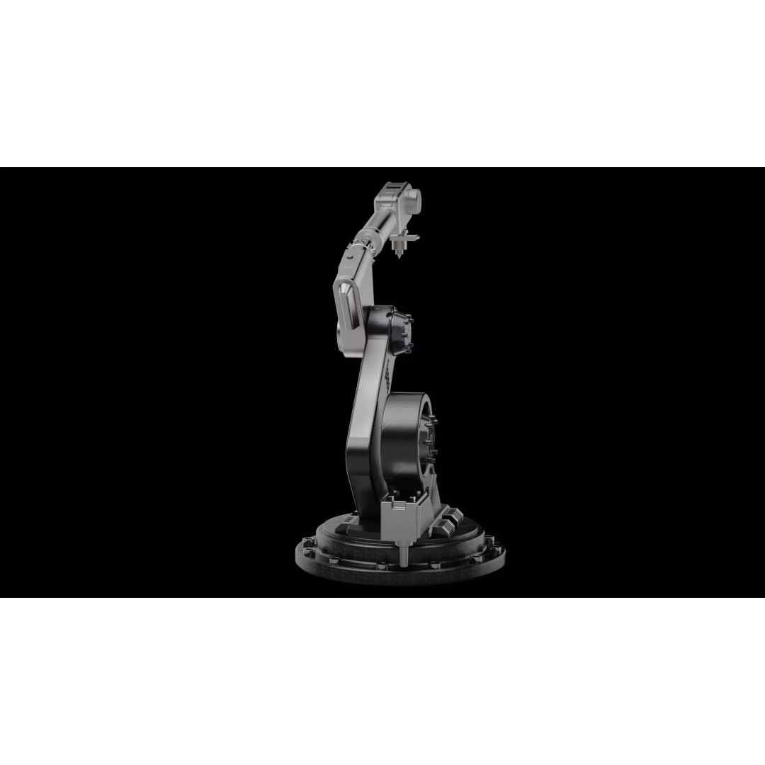 Robotic Arm 3D Model – Futuristic Mechanical Design, FBX, OBJ - View 11