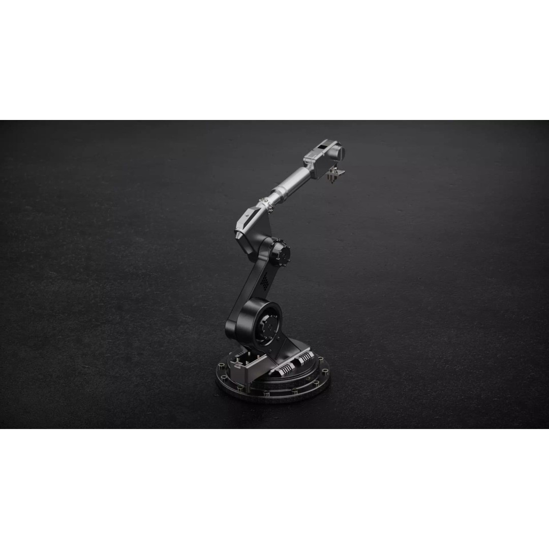Robotic Arm 3D Model – Futuristic Mechanical Design, FBX, OBJ - View 2