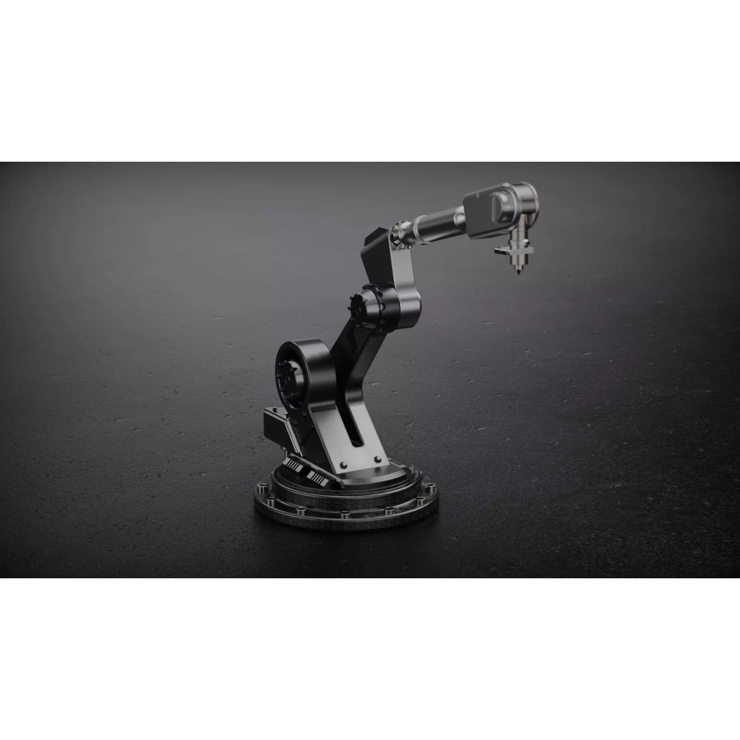Robotic Arm 3D Model – Futuristic Mechanical Design, FBX, OBJ - View 5