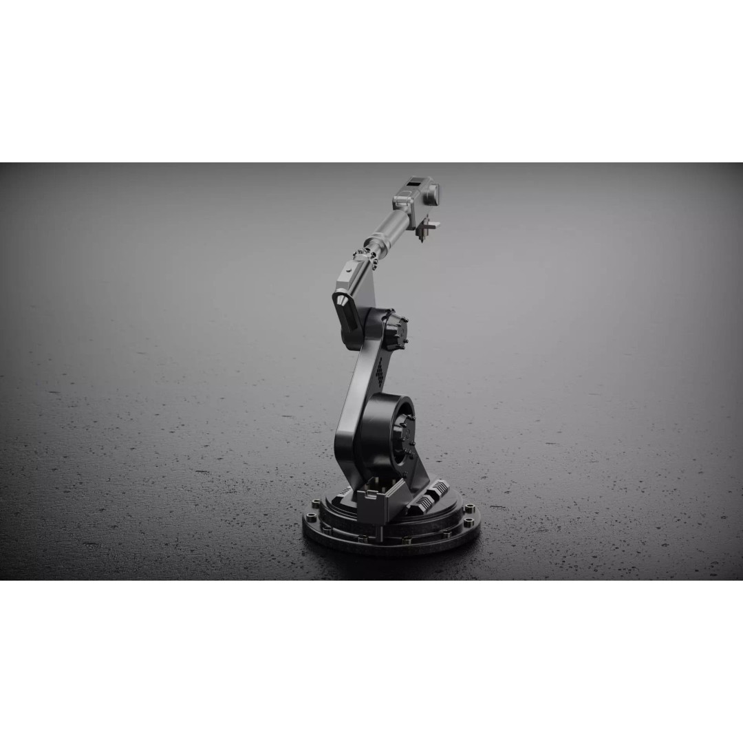 Robotic Arm 3D Model – Futuristic Mechanical Design, FBX, OBJ - View 7
