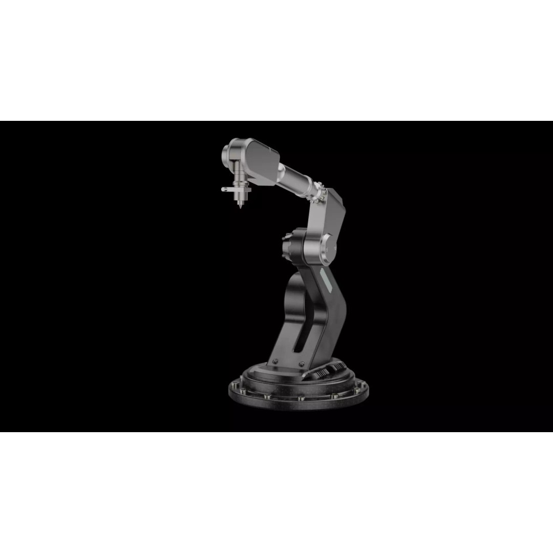 Robotic Arm 3D Model – Futuristic Mechanical Design, FBX, OBJ - View 9