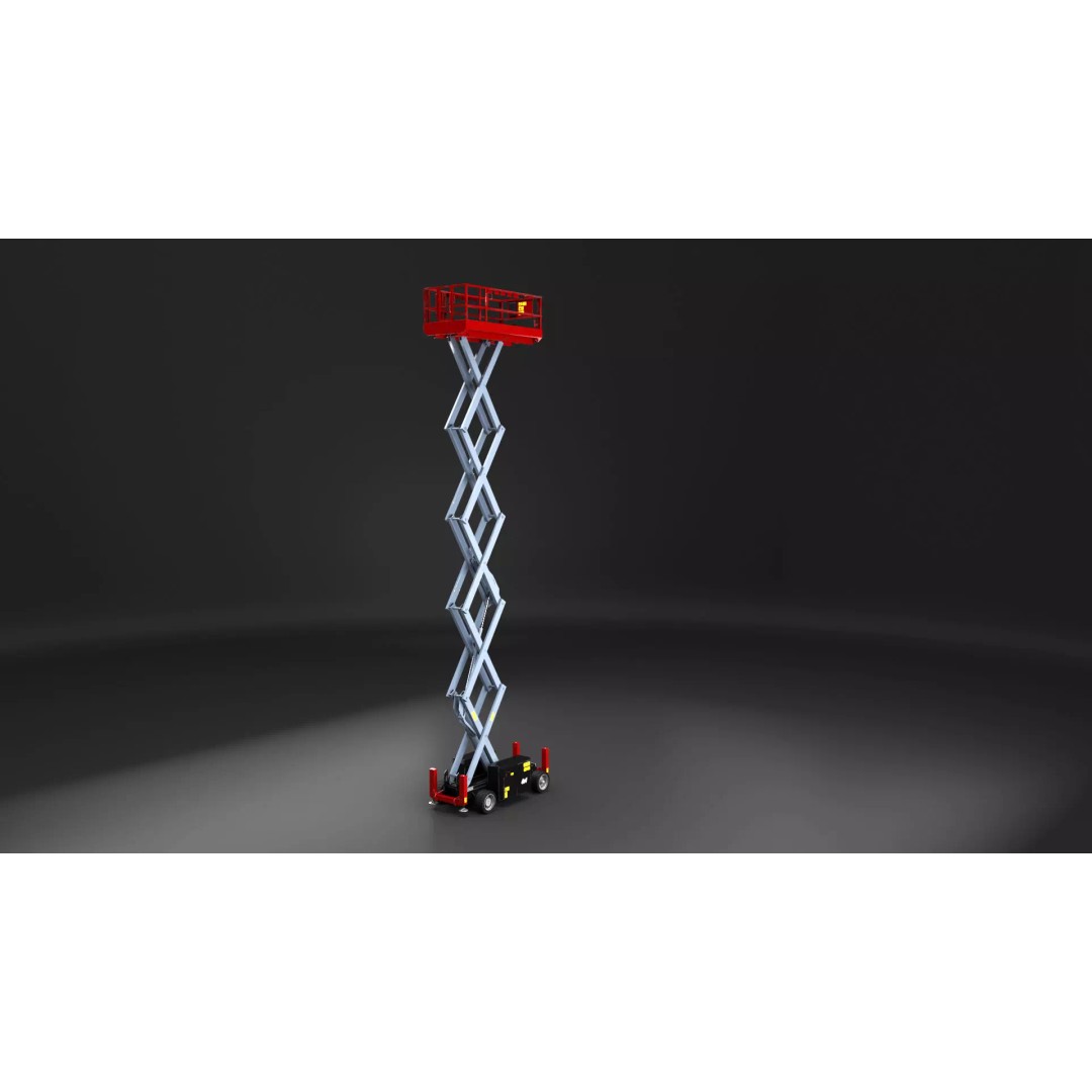 Scissor Lift 3D Model – Game Ready PBR Asset, FBX & More - View 2