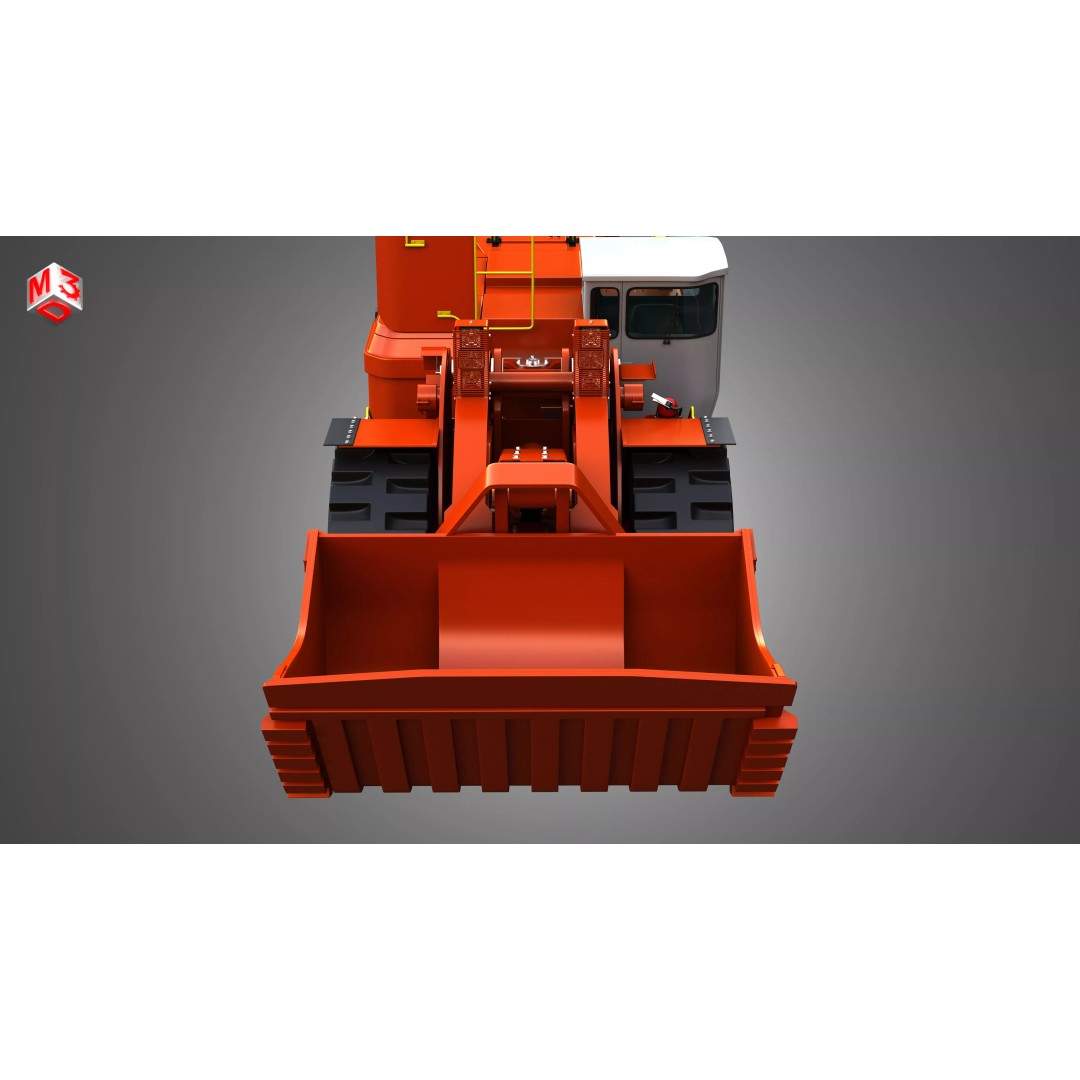 LH621 Toro Underground Mining Loader 3D Model – High Poly PBR Asset, FBX - View 14
