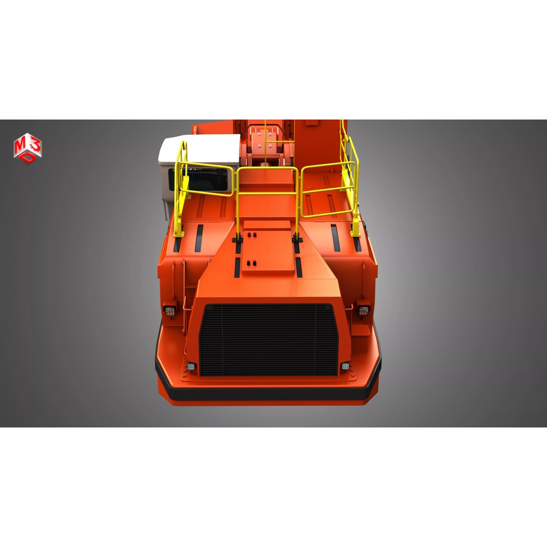 LH621 Toro Underground Mining Loader 3D Model – High Poly PBR Asset, FBX - View 15
