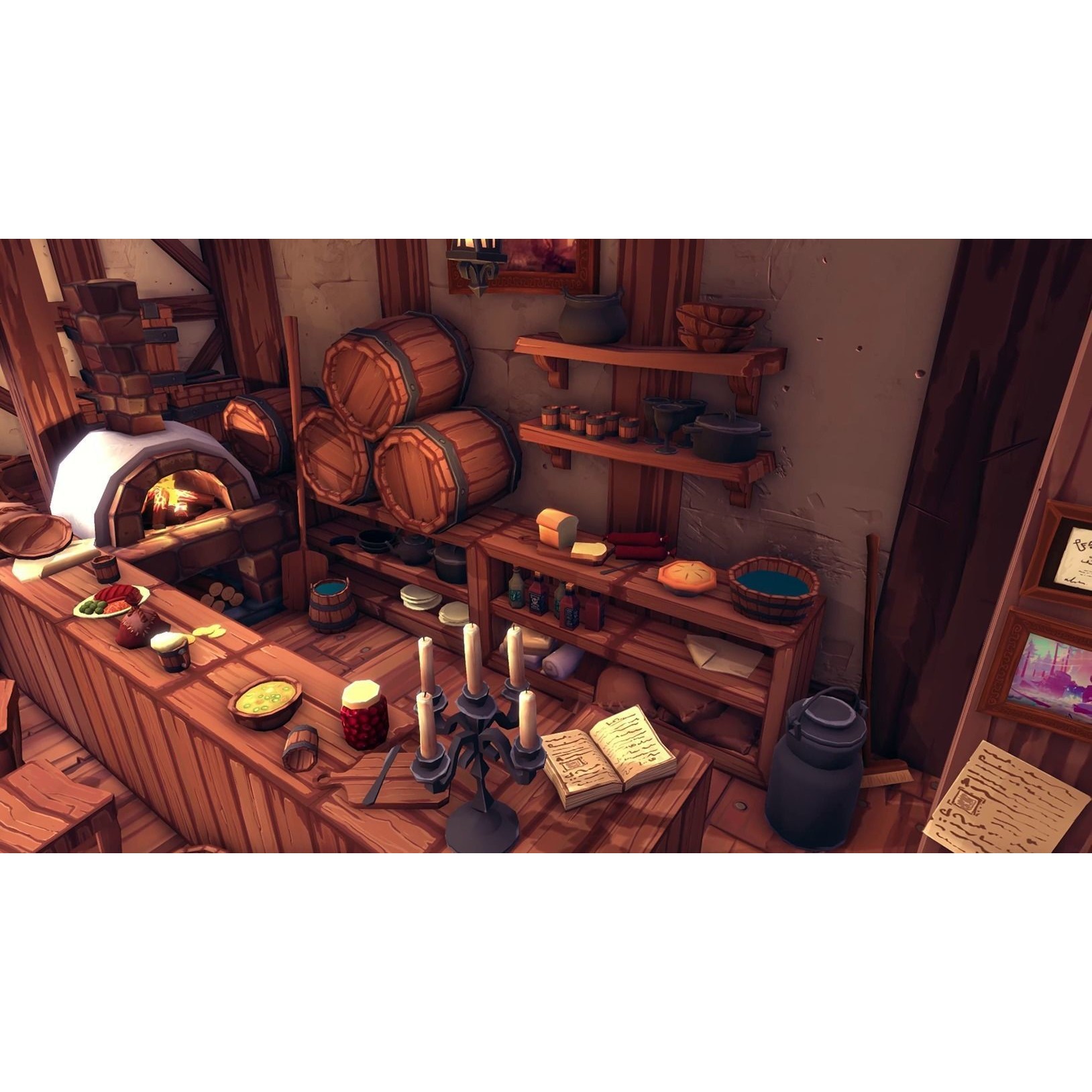 Fantastic Interior Pack - Low-Poly Game-Ready 3D Model - View 12