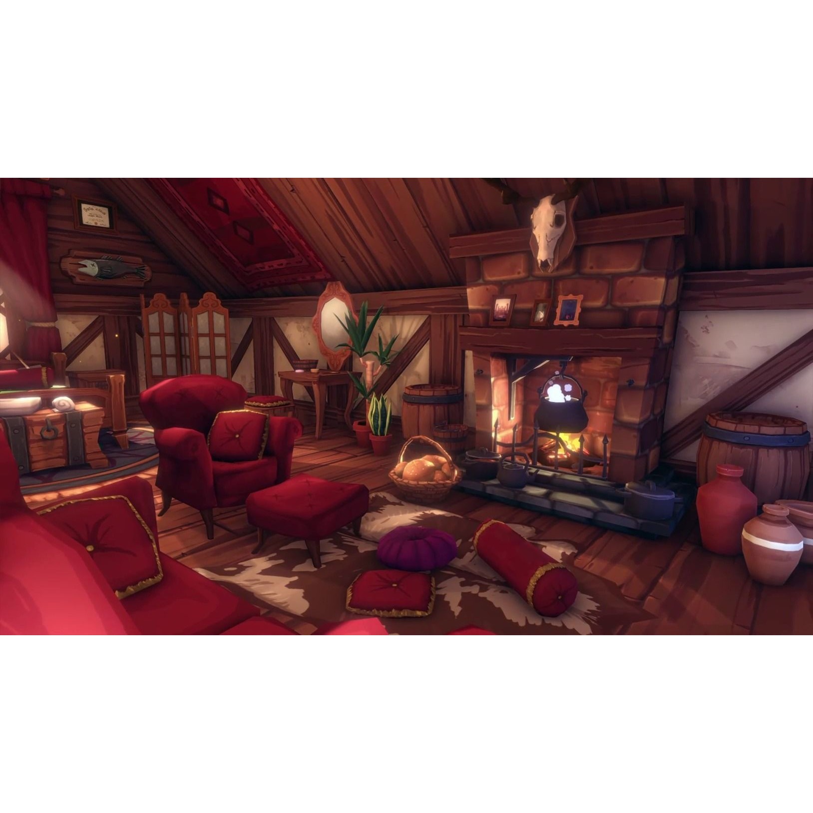 Fantastic Interior Pack - Low-Poly Game-Ready 3D Model - View 17