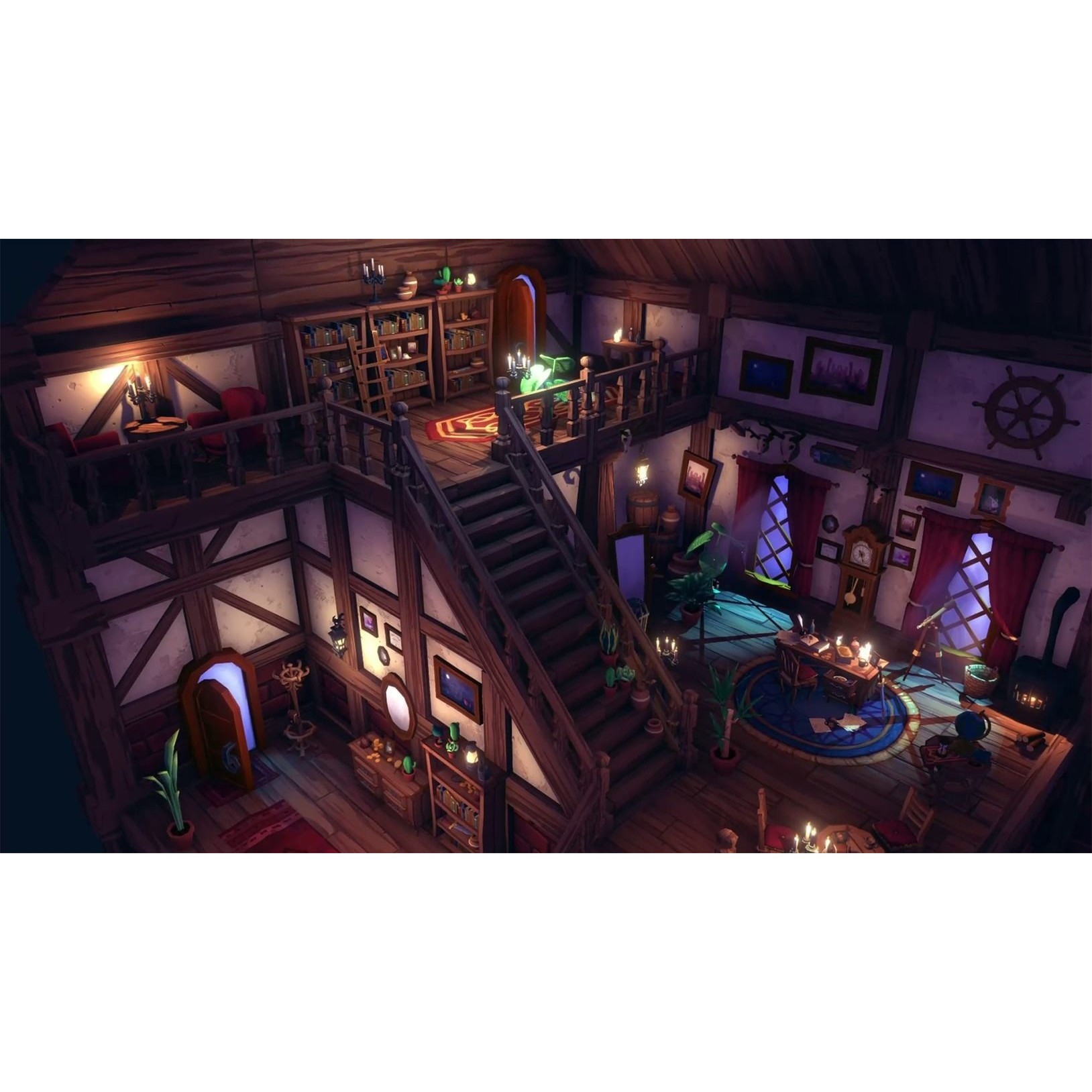 Fantastic Interior Pack - Low-Poly Game-Ready 3D Model - View 3
