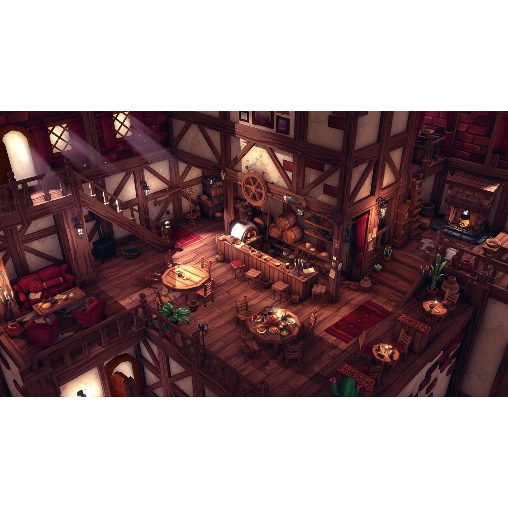 Fantastic Interior Pack - Low-Poly Game-Ready 3D Model - View 6