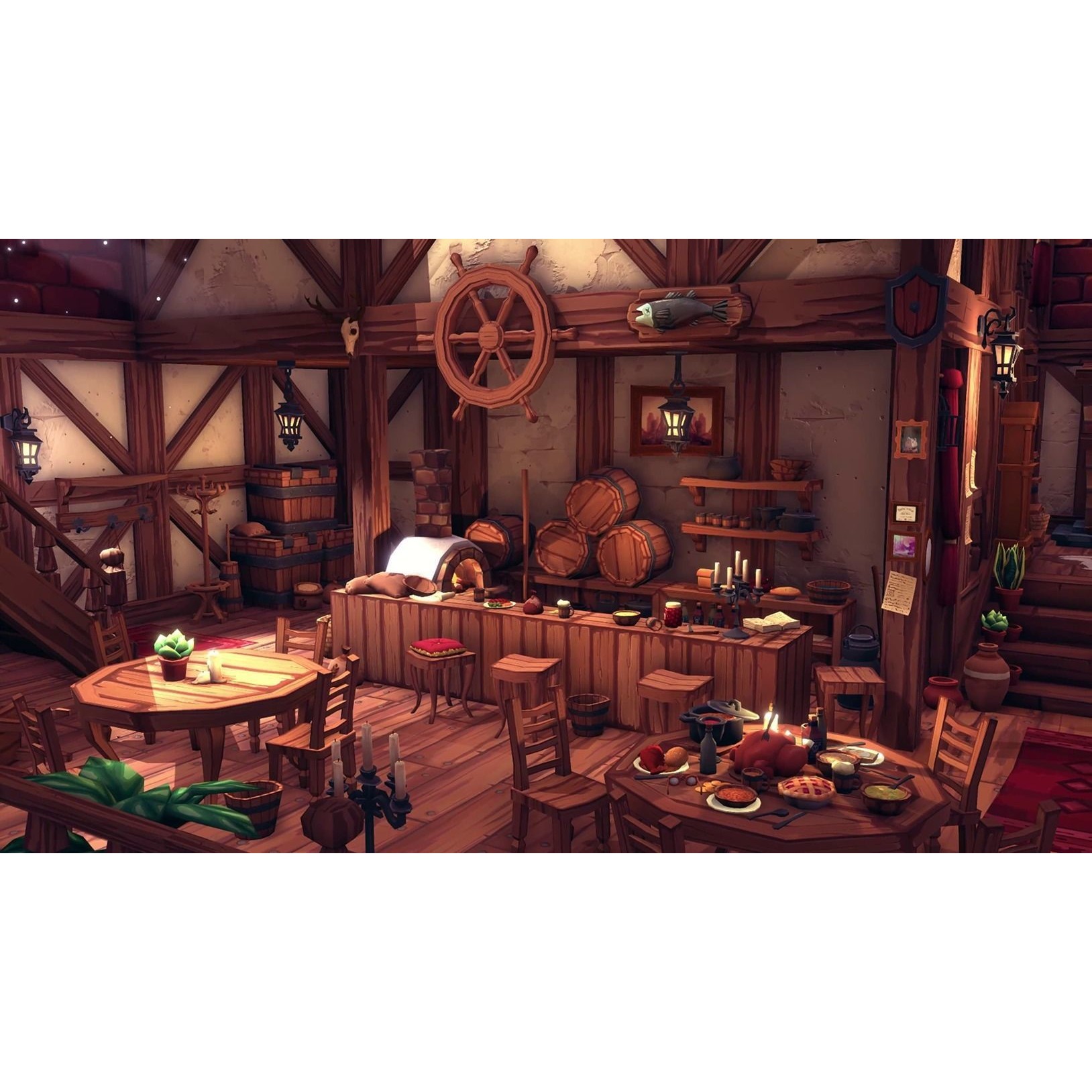 Fantastic Interior Pack - Low-Poly Game-Ready 3D Model - View 7
