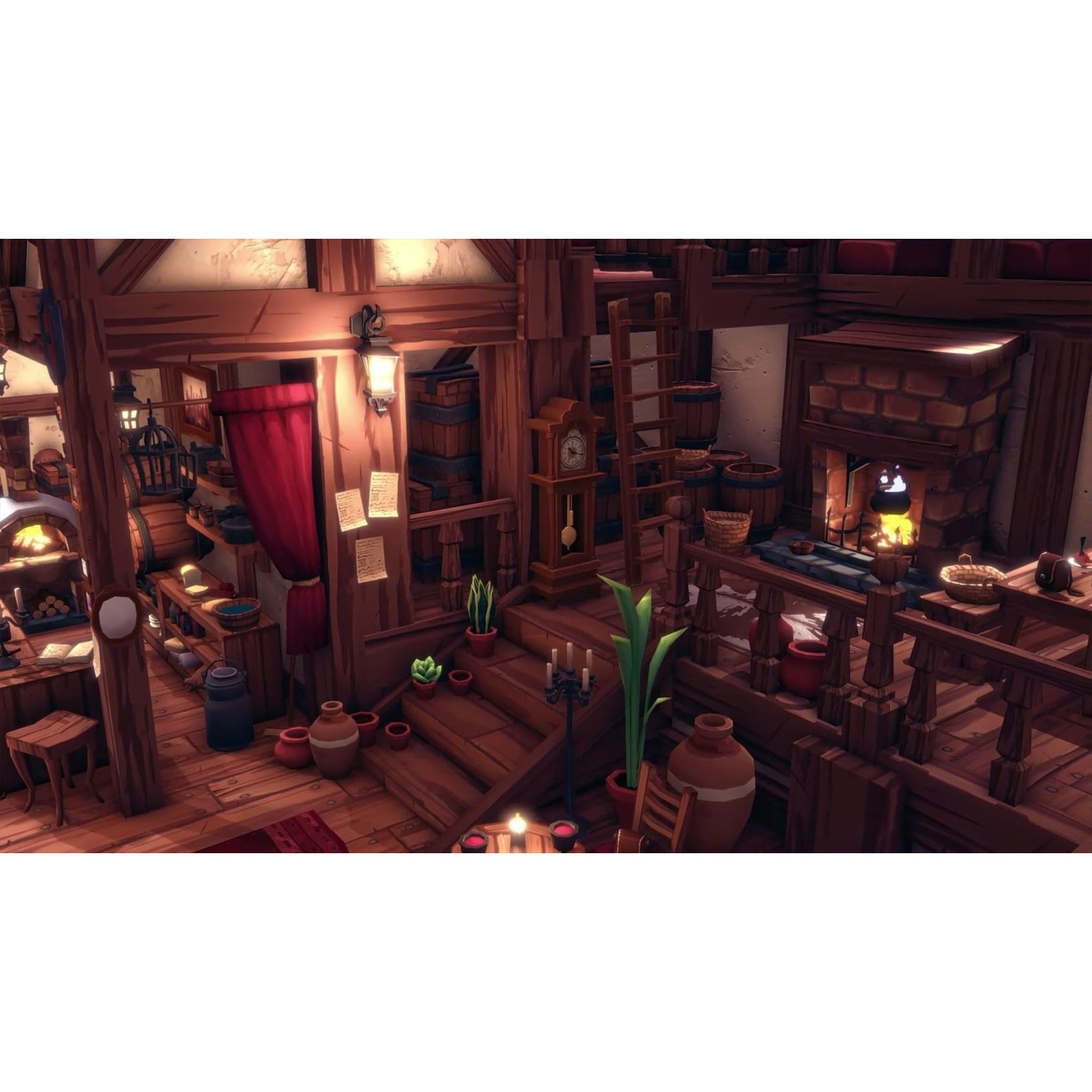 Fantastic Interior Pack - Low-Poly Game-Ready 3D Model - View 9